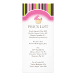 Whimsical Bakery Price List Rack Card Template