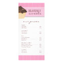 Whimsical Bakery Rack Card rack cards