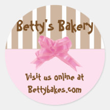 Whimsical Bakery Stickers