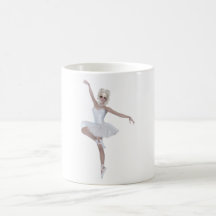whimsical BALLERINA Coffee Mug