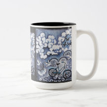Whimsical Bicycle Painting Products Coffee Mug