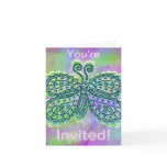 Whimsical Butterfly Invite cards