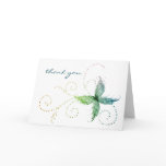Whimsical Butterfly - Thank You Card