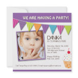 Whimsical Candy Birthday Party Invitation