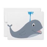 Whimsical cartoon whale t-shirts and gifts invitations