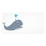 Whimsical cartoon whale t-shirts and gifts photo cards