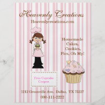 Whimsical Cupcake Bakery Flyer