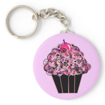 Whimsical Cupcake Key Chains