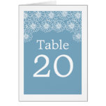 Whimsical Daisies Wedding Table Card