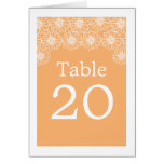 Whimsical Daisies Wedding Table Card