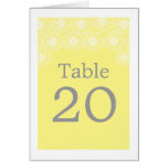 Whimsical Daisies Wedding Table Card
