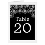 Whimsical Daisies Wedding Table Card