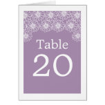 Whimsical Daisies Wedding Table Card