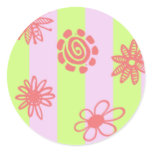 Whimsical Envelope Seal Sticker
