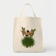 Whimsical Fae Grocery Tote Bag
