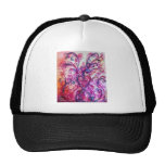 WHIMSICAL FLOURISHES bright pink purple white Hat