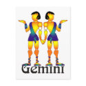 Whimsical Gemini Postcards