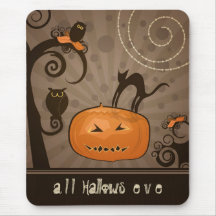 Whimsical Halloween Mousepad