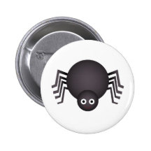 Whimsical Halloween spider Buttons