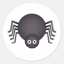 Whimsical Halloween spider Sticker