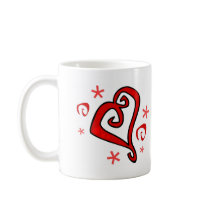 Whimsical Hearts Mugs