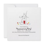 Whimsical Housewarming Party Custom Invitation