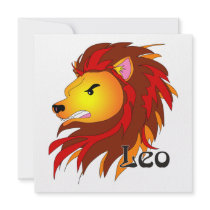 Whimsical Leo Invitations