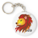 Whimsical Leo Keychain