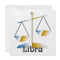 Whimsical Libra Invitations