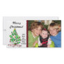 Whimsical Little Christmas Tree Photo Card