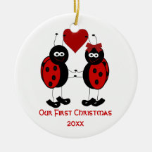 Whimsical Our First Christmas Ornament