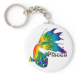 Whimsical Pisces Keychain