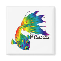 Whimsical Pisces Magnets