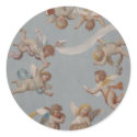 Whimsical Renaissance Cherub Angels stickers