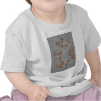 Whimsical Renaissance Cherub Angels Tshirts