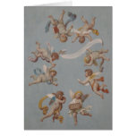 Whimsical Renaissance Cherubs Greeting Card