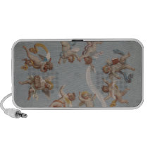 Whimsical Rococo Cherub Angels Portable Speaker