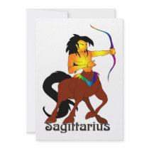 Whimsical Sagittarius Invitations