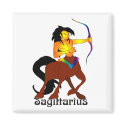 Whimsical Sagittarius Magnets