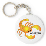 Whimsical Scorpio Keychain