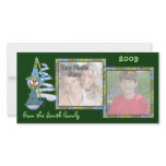 Whimsical Snowmen Double Photo Cards - NEW photo cards