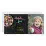 Whimsical Spring Flowers Pop Tree Kid Birthday Photo Card Template