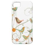 Whimsical Summer Birds Swirls iPhone 5 CaseMate