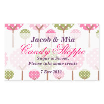 Whimsical Tree Candy Shoppe Sticker