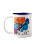 Whimsical, Uplifting Ceramic ART Coffee Mug
