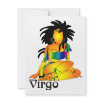Whimsical Virgo Invitations