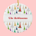 Whimsy Christmas Trees ornaments