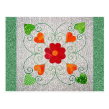 Whimsy Hearts Quilt - Block #2 Postcards