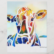 Whimzical Cow Flyers