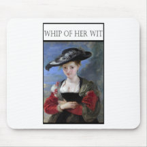 Whip Of Her Wit Mouse Pad